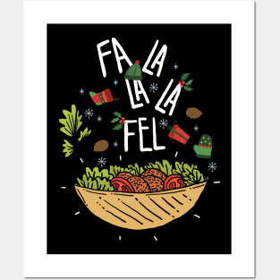 Fa La La La Fel Vegan Funny Ugly Christmas Sweatshirt or T-shirt For Vegans Posters and Art